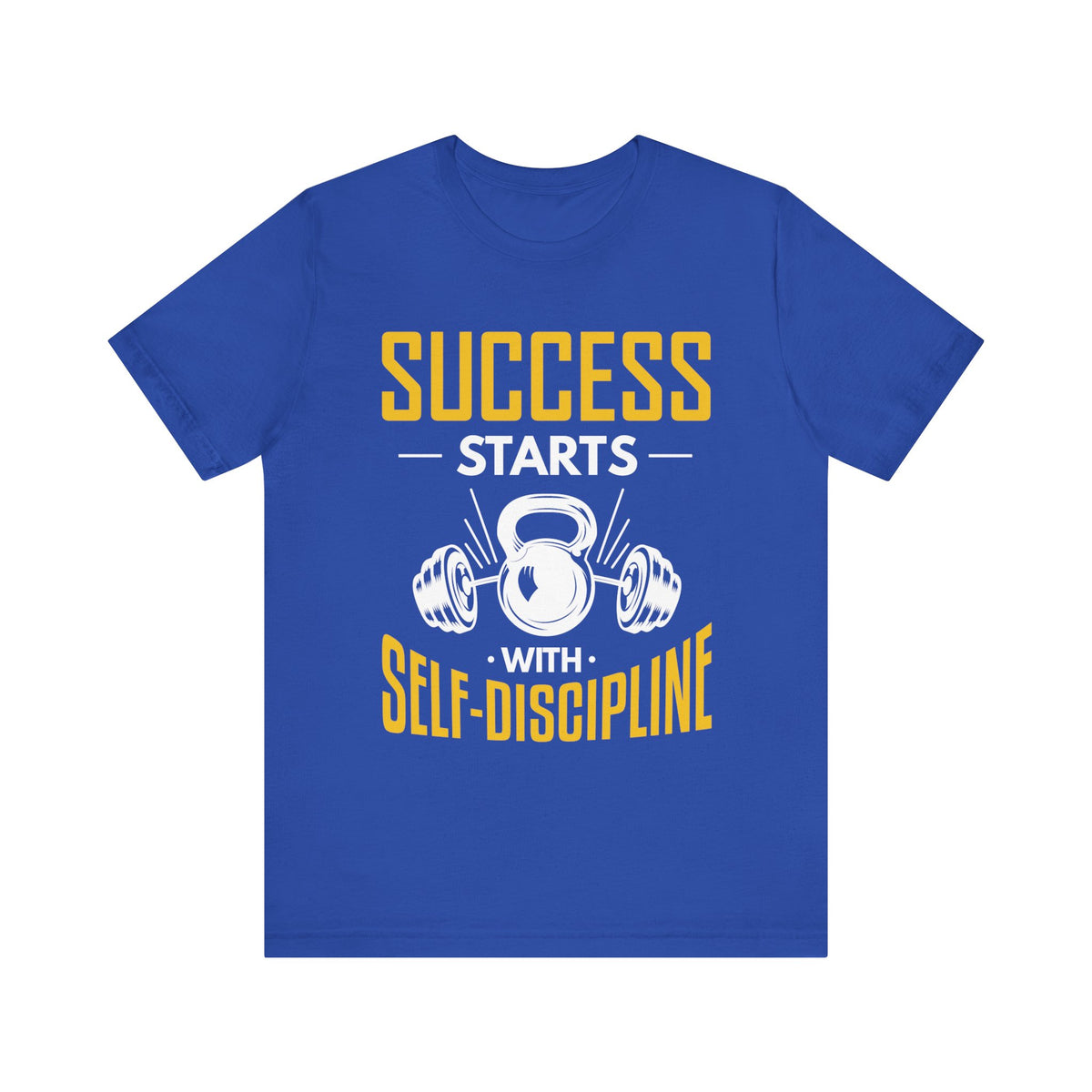 Le succès commence par le tee-shirt unisexe d’autodiscipline 