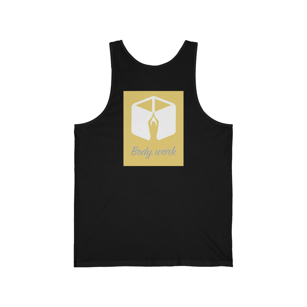 Unisex Jersey Tank Top - Body Work Design, Yoga Apparel, Fitness Gear, Workout Shirt, Gift for Health Enthusiasts
