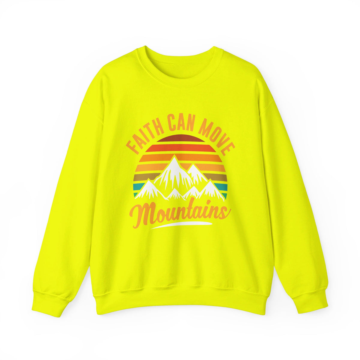 Faith Can Move Mountains Sweat-shirt unisexe 