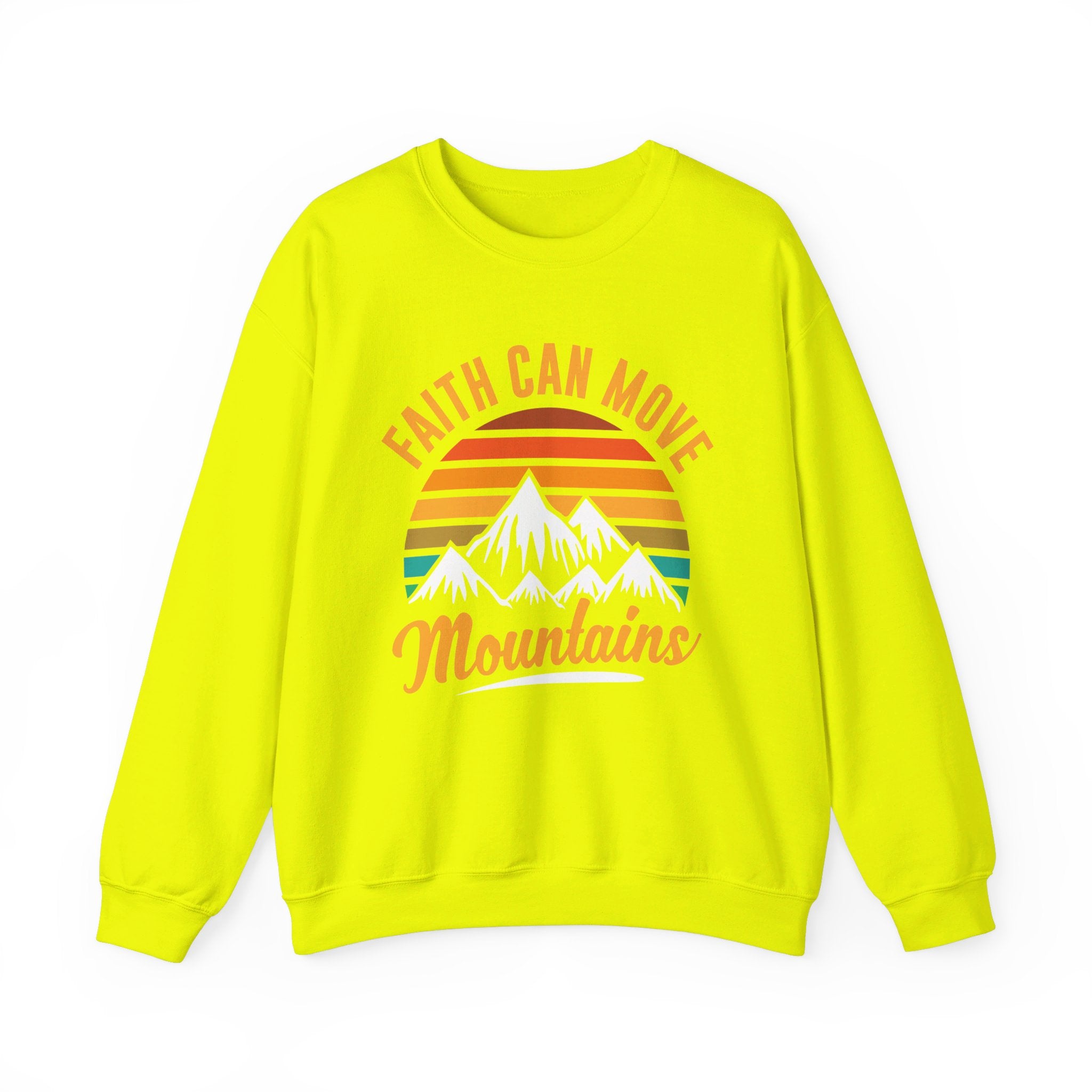 Faith Can Move Mountains Sweat-shirt unisexe 