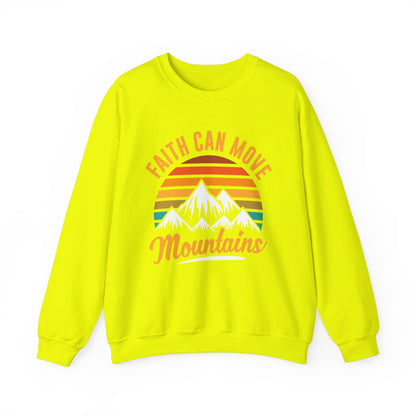 Faith Can Move Mountains Sweat-shirt unisexe 