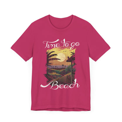 Il est temps d’aller à la plage Tee-shirt unisexe 