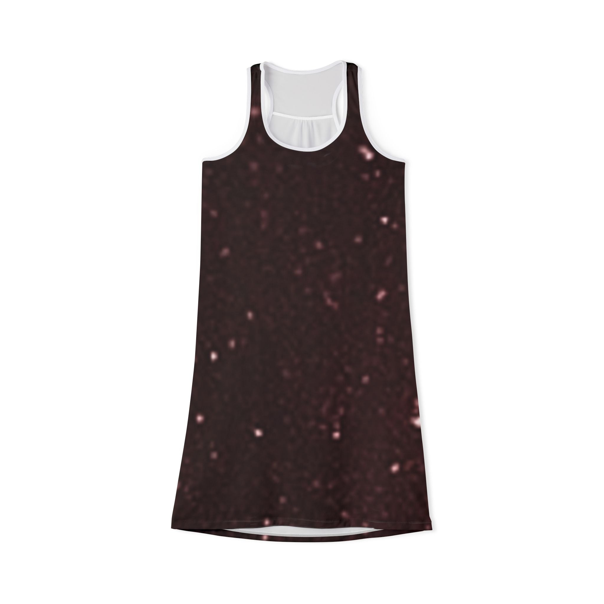 Glamorous Cosmic Racerback Dress, Women's Summer Dress, Stargazer AOP Dress, Casual Party Wear, Perfect for Festivals
