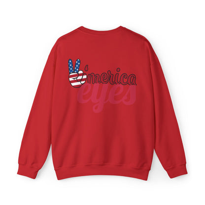 America Eyes Sweatshirt: Unisex, Heavy blend