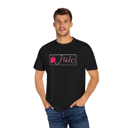 Strawberry JUIC Unisex T-Shirt, Cute Graphic Tee, Summer Apparel, Gift for Fruit Lovers, Trendy Fashion, Casual Wear