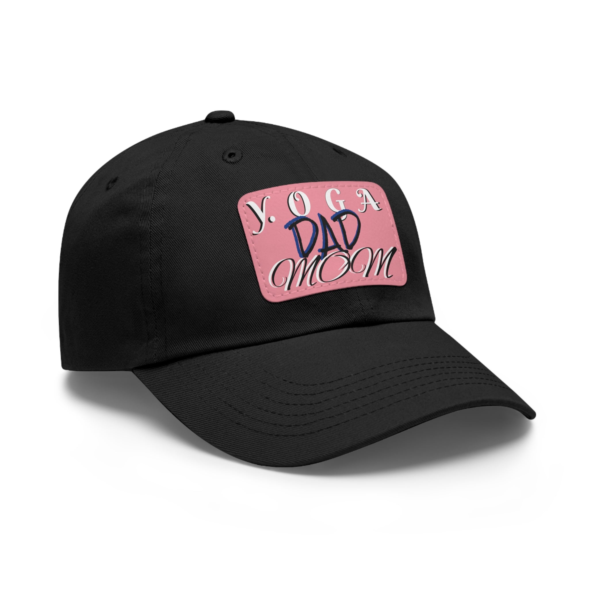 Yoga Dad Hat with Leather Patch