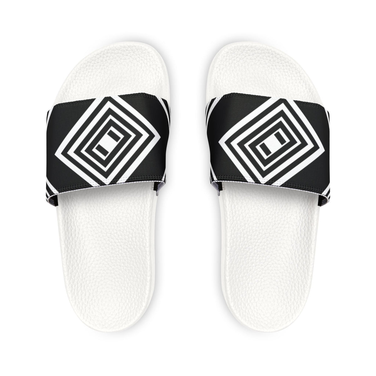 Sandals - Men's Stylish Removable-Strap Sandals with Geometric Design