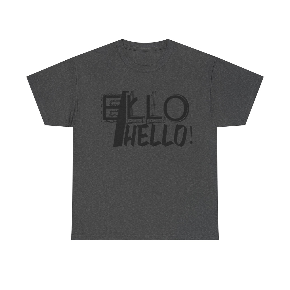 Hello Unisex Tee - Casual and Stylish Cotton T-Shirt for All Occasions