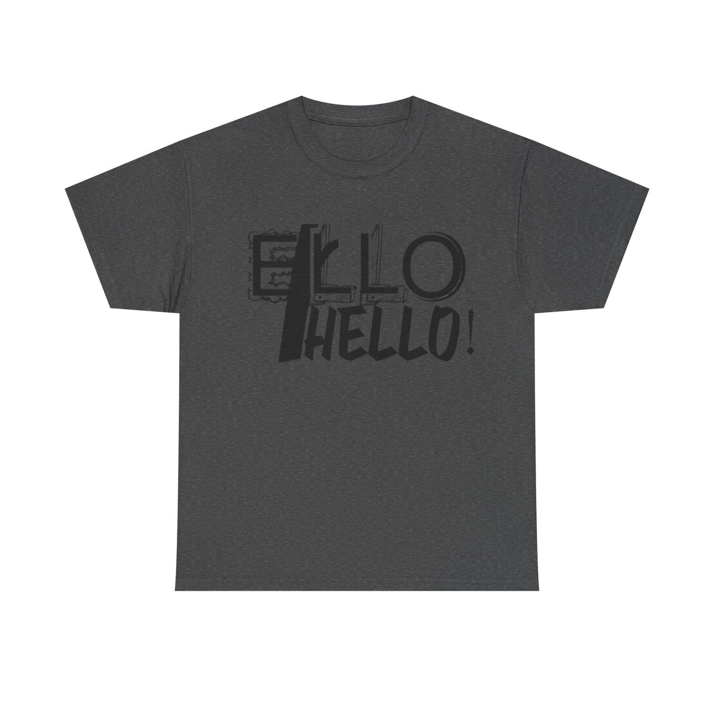 Hello Unisex Tee - Casual and Stylish Cotton T-Shirt for All Occasions