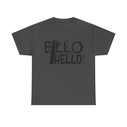 Hello Unisex Tee - Casual and Stylish Cotton T-Shirt for All Occasions