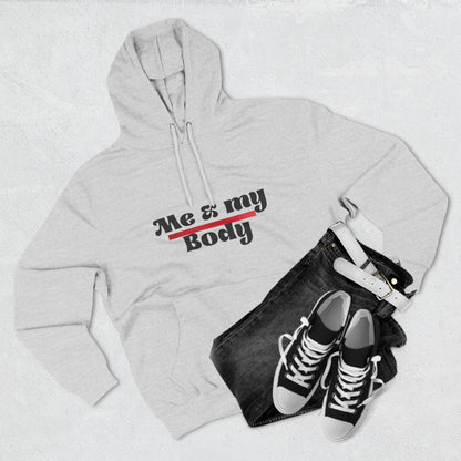 Three-Panel Fleece Me & My Body Hoodie