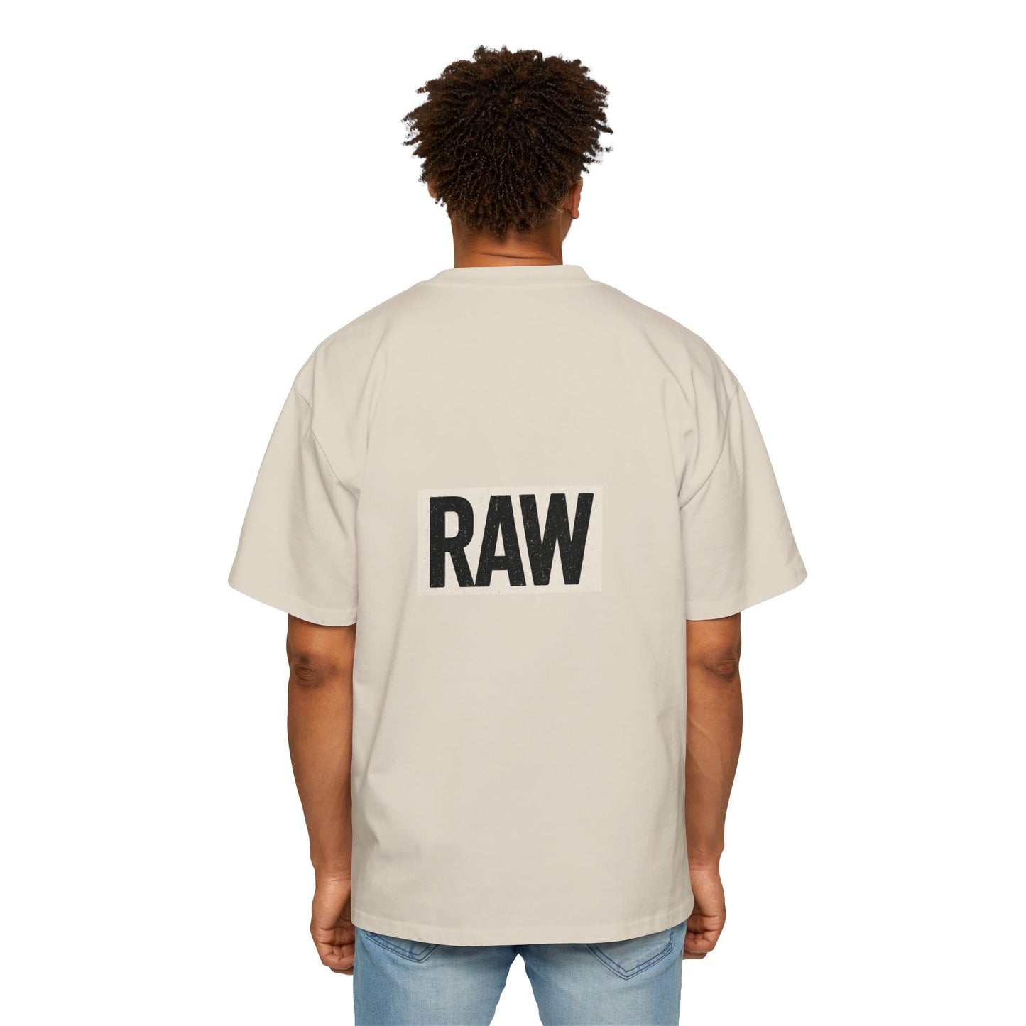 Oversized Tee - Raw Unique Design Printify
