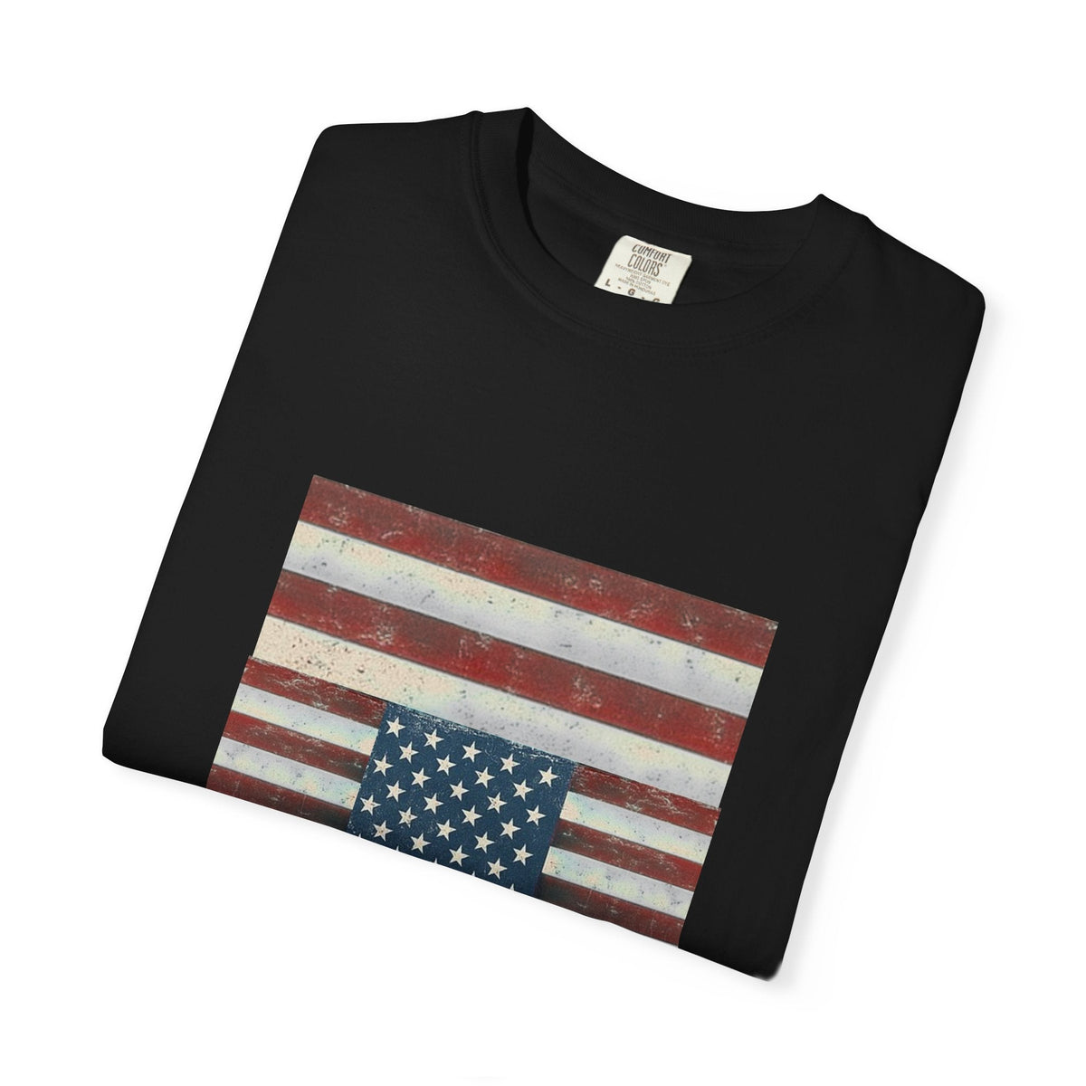 Patriotic Garment-Dyed T-Shirt | Perfect for 4th of July, Memorial Day, Casual Wear, Gifts, Americana Style Printify