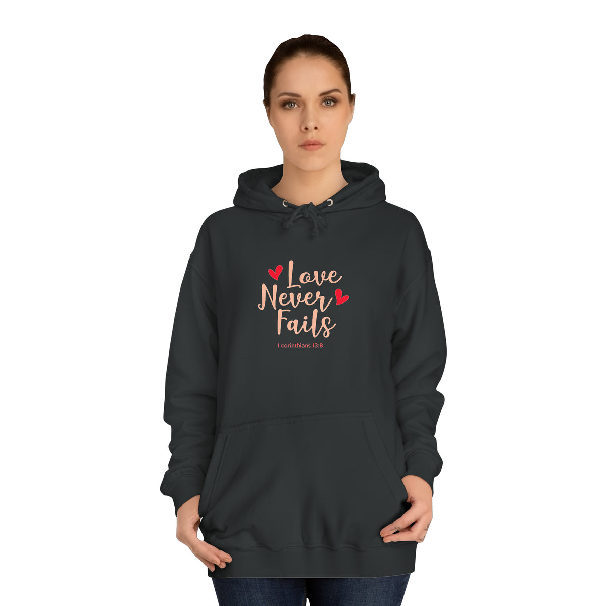 Love Never Fails Unisex Hoodie