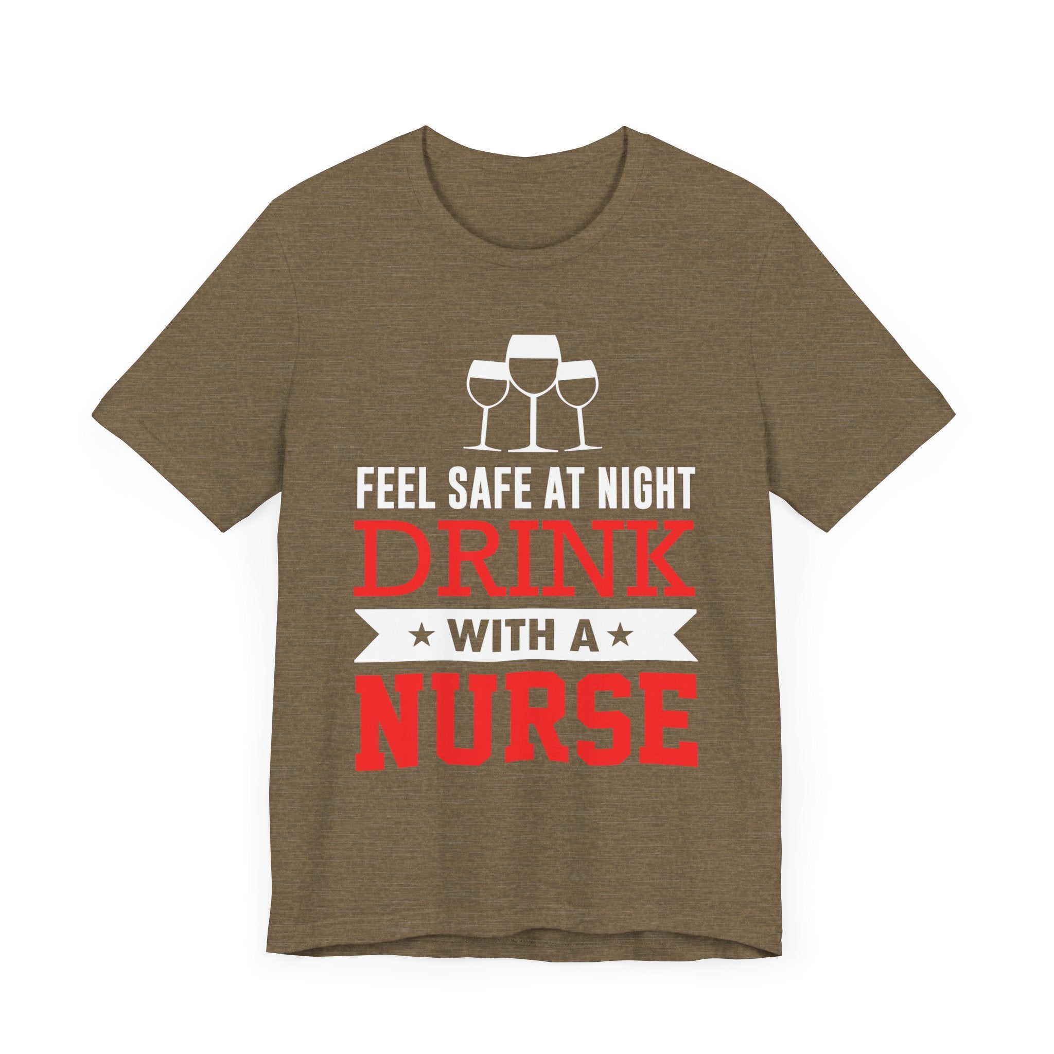 Sentez-vous en sécurité la nuit, buvez un tee-shirt unisexe 