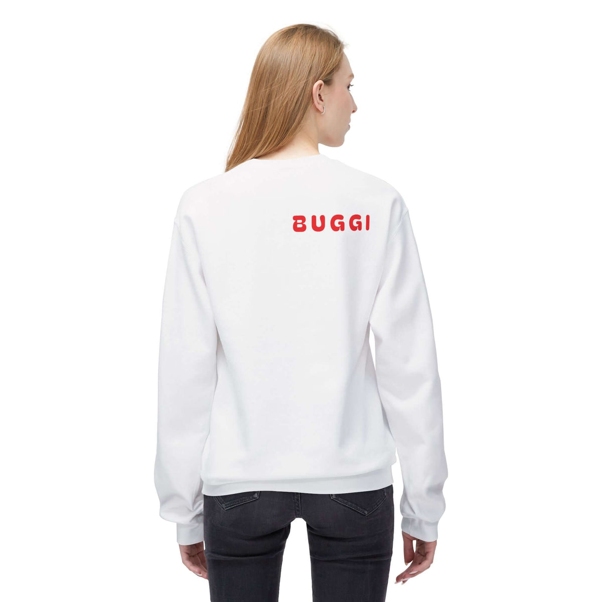 Unisex Midweight Softstyle Fleece Crewneck Sweatshirt-Buggi Design