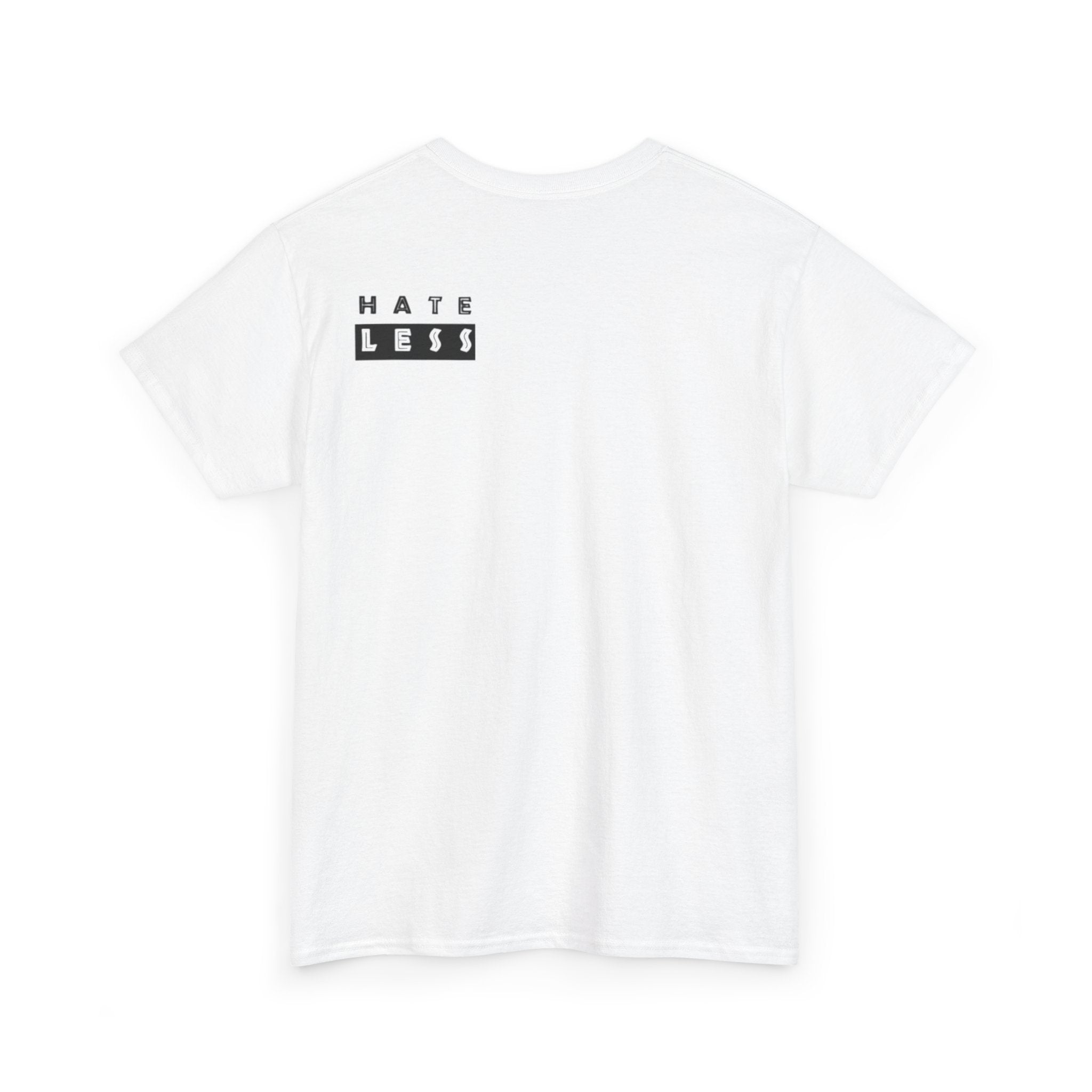 HATE LESS Unisex Heavy Cotton Tee - Comfortable Casual Wear