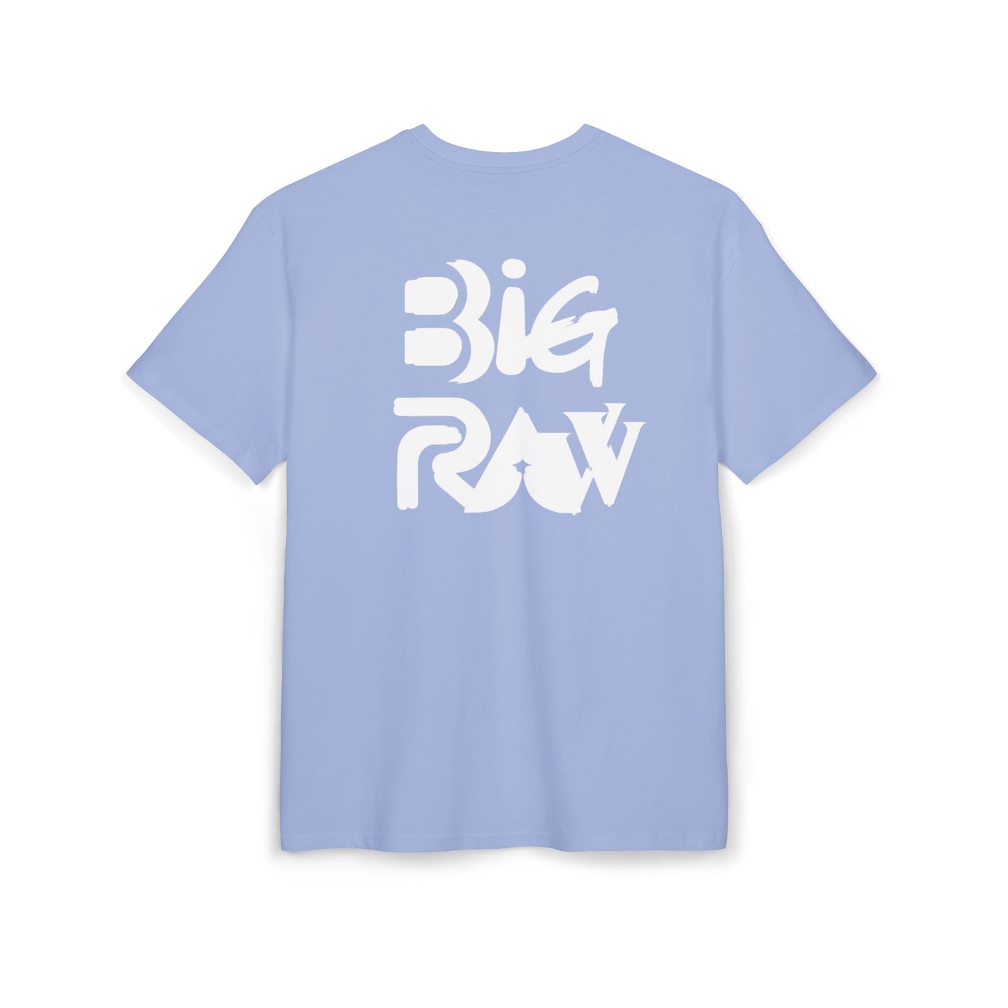 Oversize Tee Big Raw Print Unisex Heavy T-Shirt