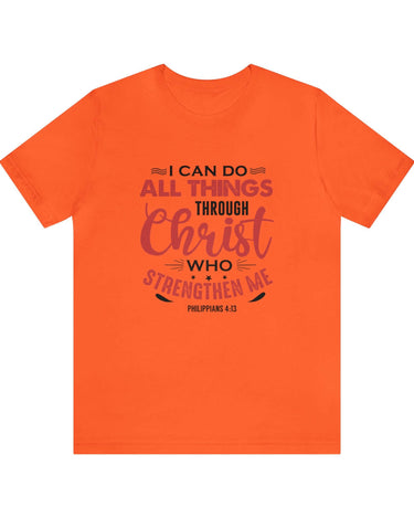 I Can Do All Things Trough Christ Unisex Tee - RC’nSONS