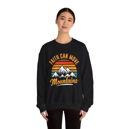 Faith Can Move Mountains Sweat-shirt unisexe 