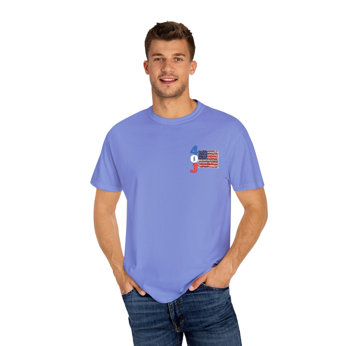 4th of July Garment-Dyed T-shirt Printify