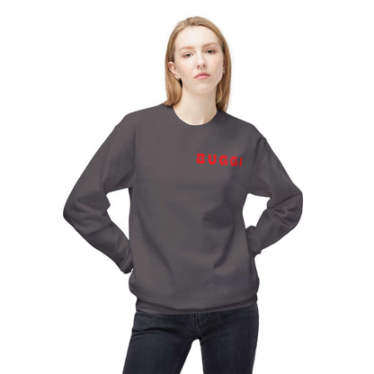 Unisex Midweight Softstyle Fleece Crewneck Sweatshirt-Buggi Design