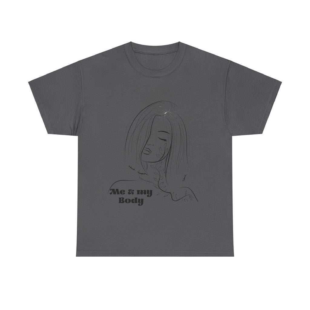 Unisex Faded Cotton Me my Body  Tee