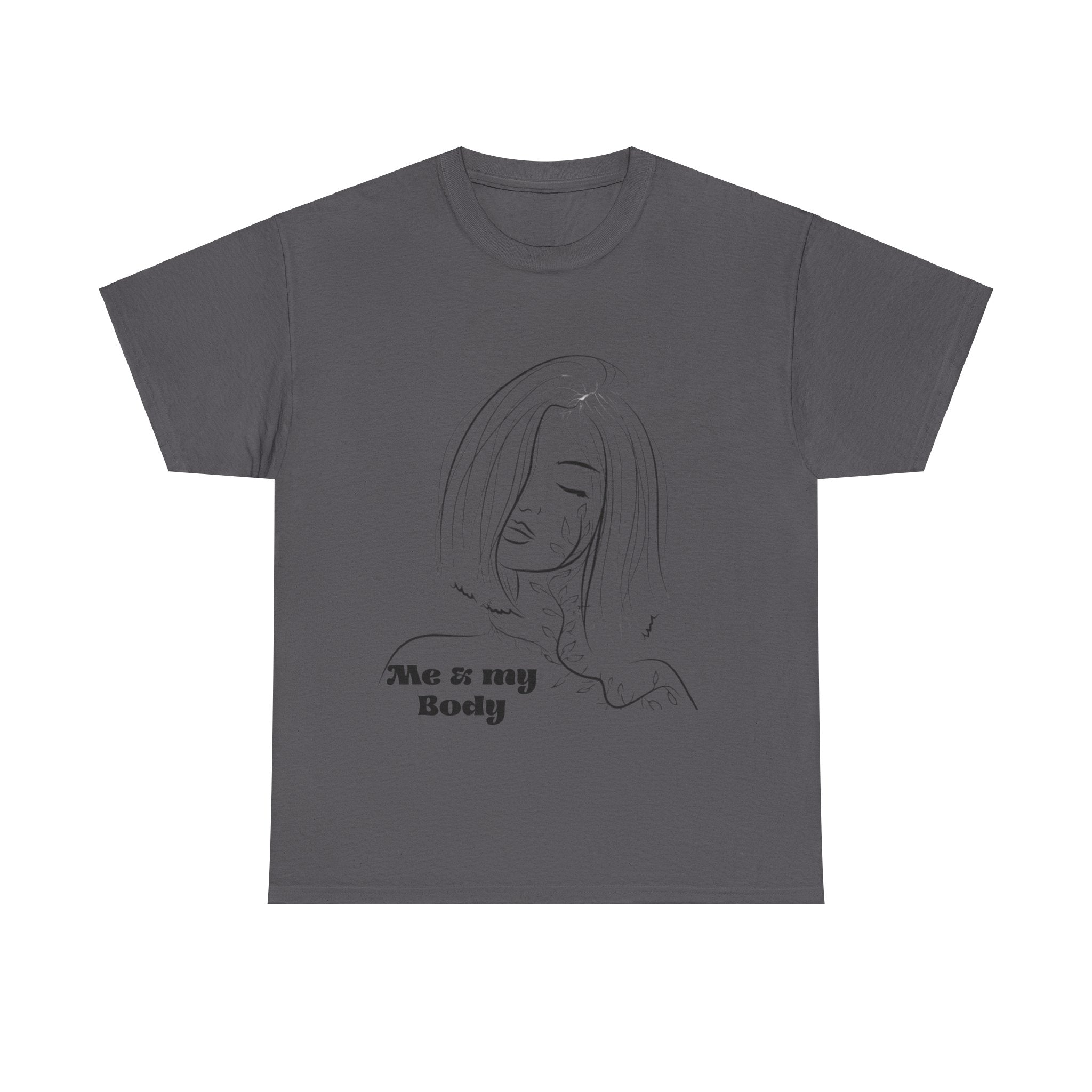 Unisex Faded Cotton Me my Body  Tee