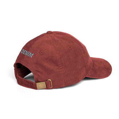 Embroidered Corduroy Cap Printify
