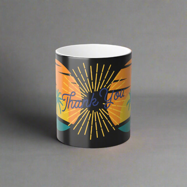 Color Morphing Thank You Mug - Perfect Gift for Appreciation and Gratitude
