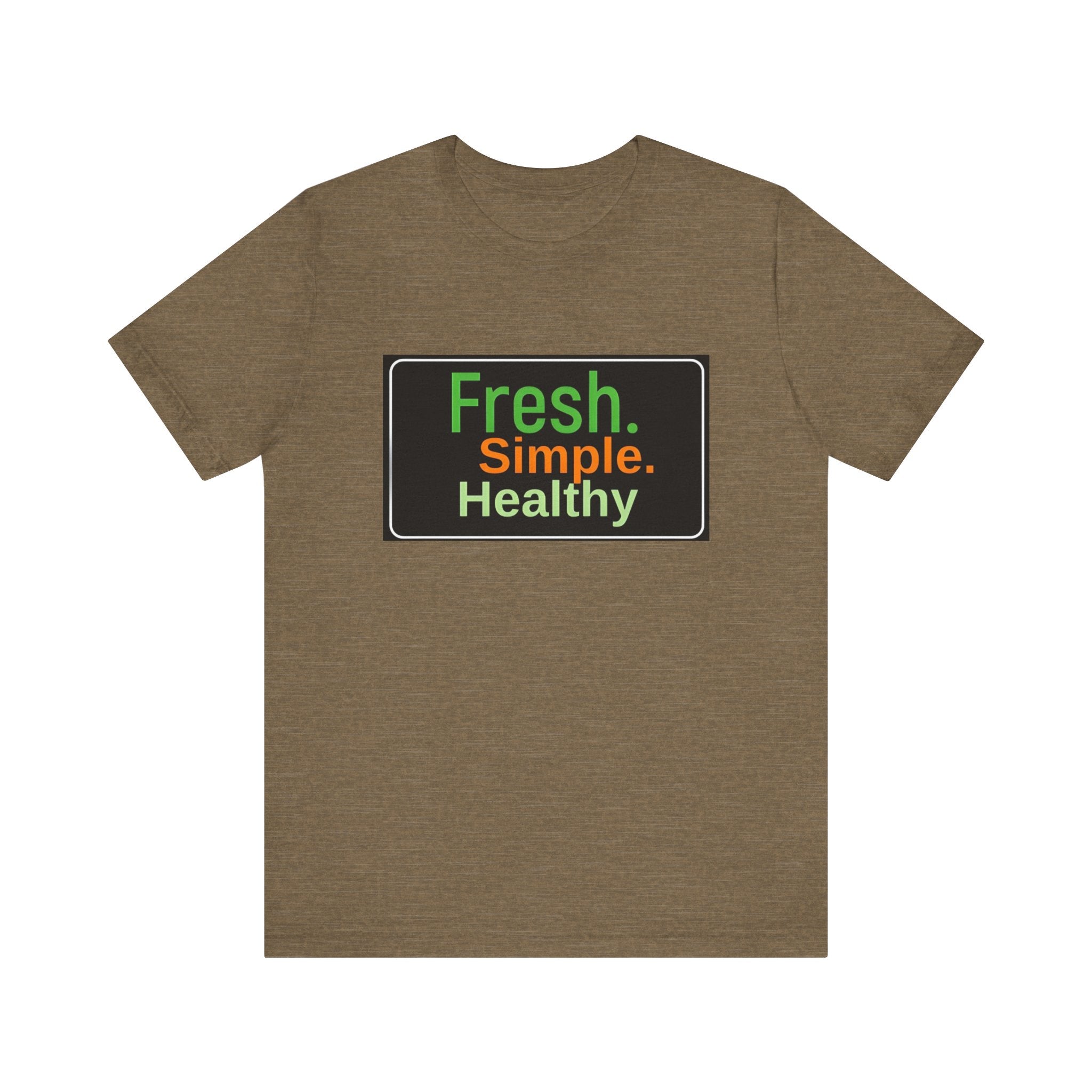 Unisex Fresh Simple Short Sleeve Tee
