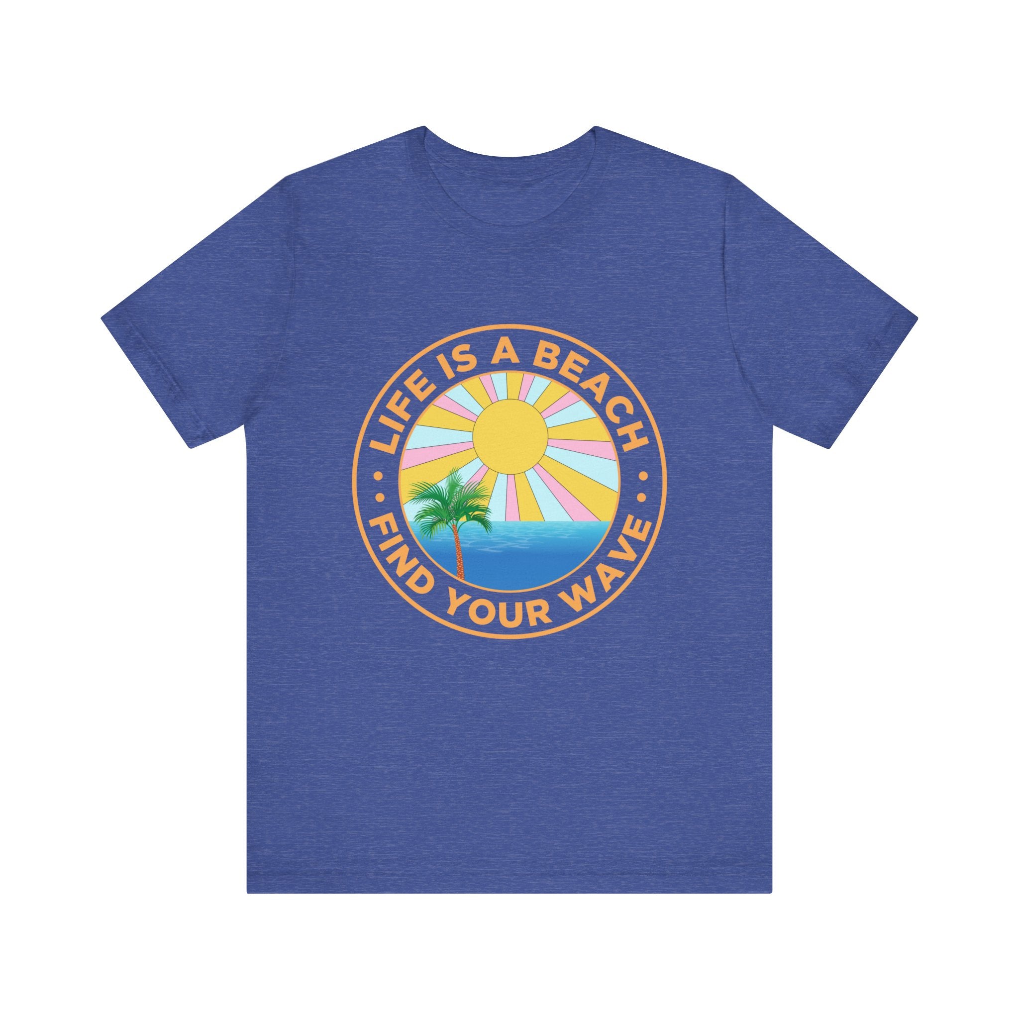 La vie est un tee-shirt unisexe de plage 