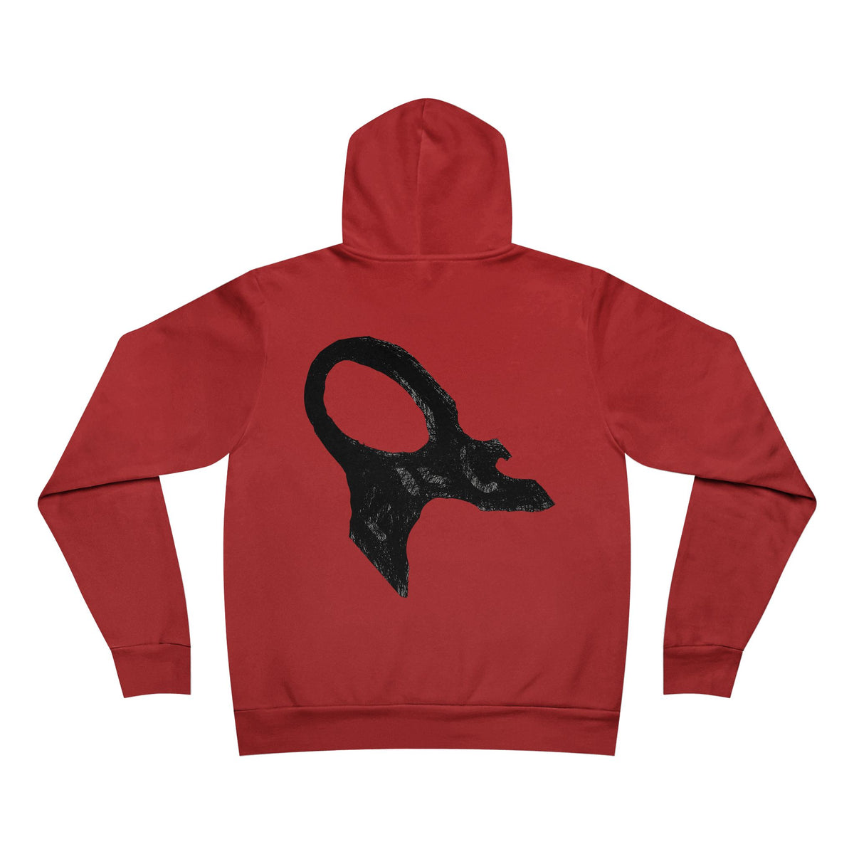 Minimalist Skull Hoodie