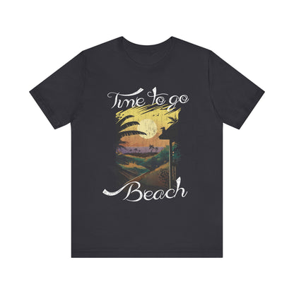 Il est temps d’aller à la plage Tee-shirt unisexe 