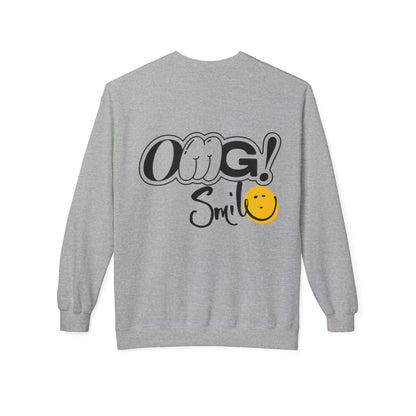 OMG!Smile Softstyle  Crewneck Sweatshirt
