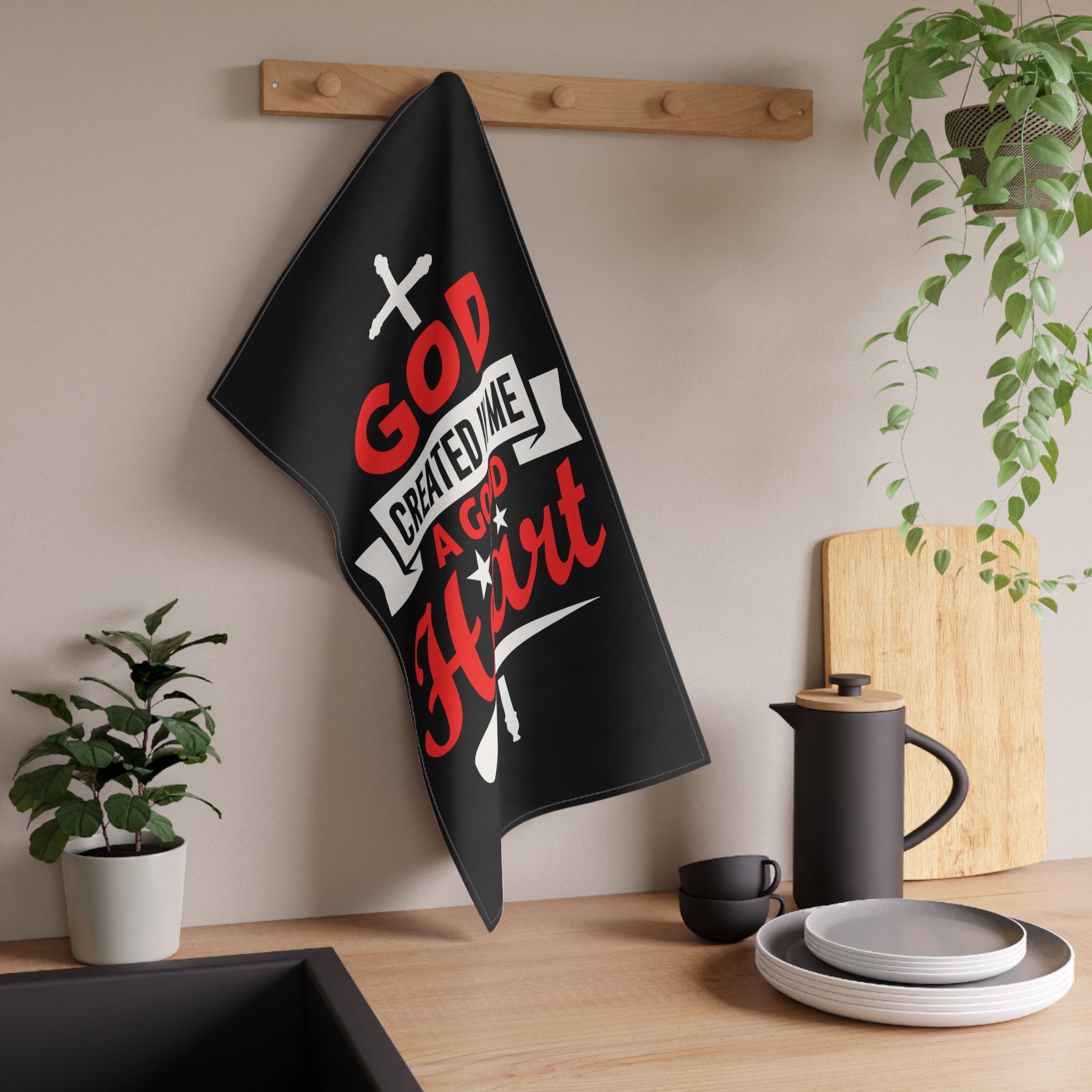 God Created In Me A Good Heart Towel