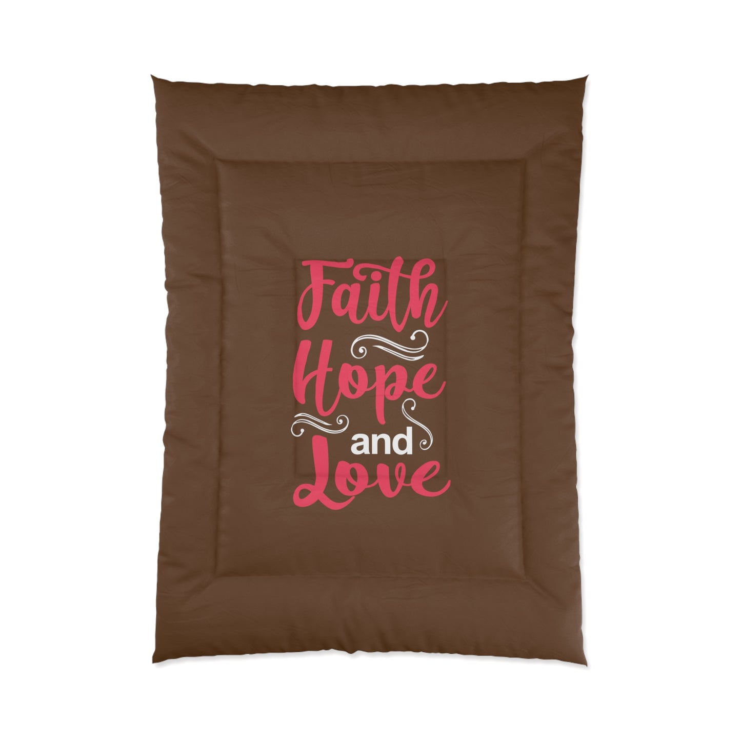 Faith Hope And Love Comforter