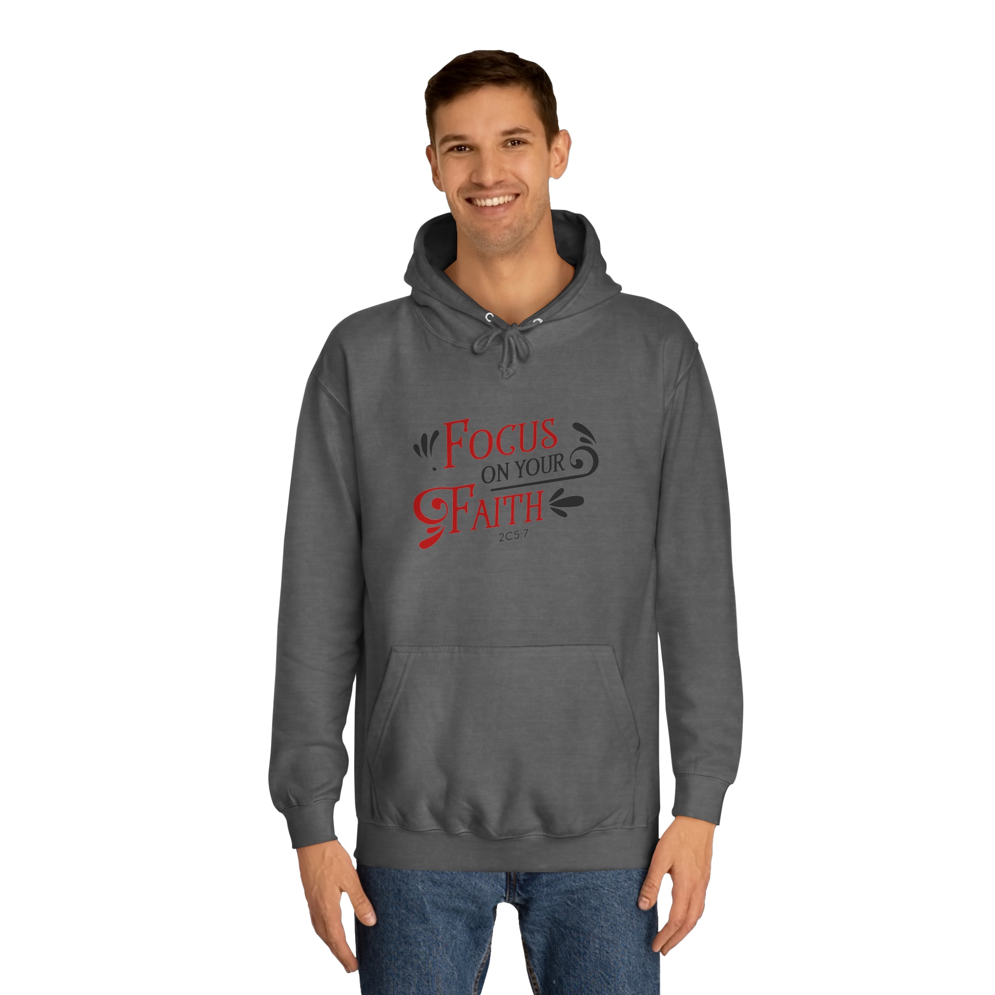 Concentrez-vous sur votre sweat à capuche unisexe foi 