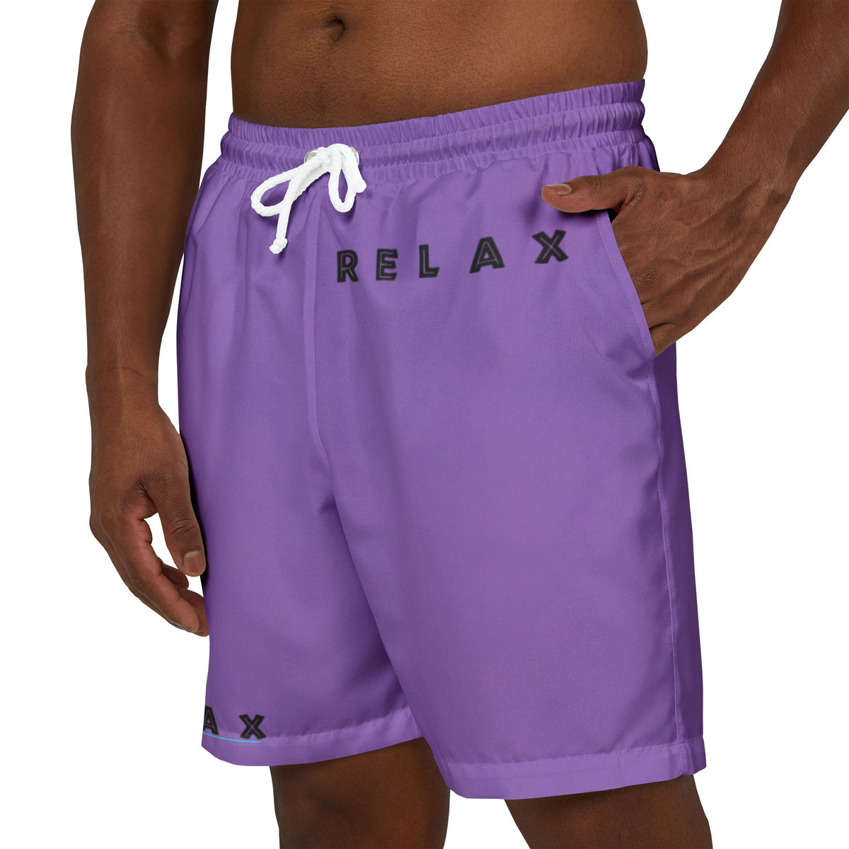 Unisex Swim Shorts - Relax Vibe, Summer Beachwear, Pool Party Essentials, Vacation Outfit, Casual Lounging