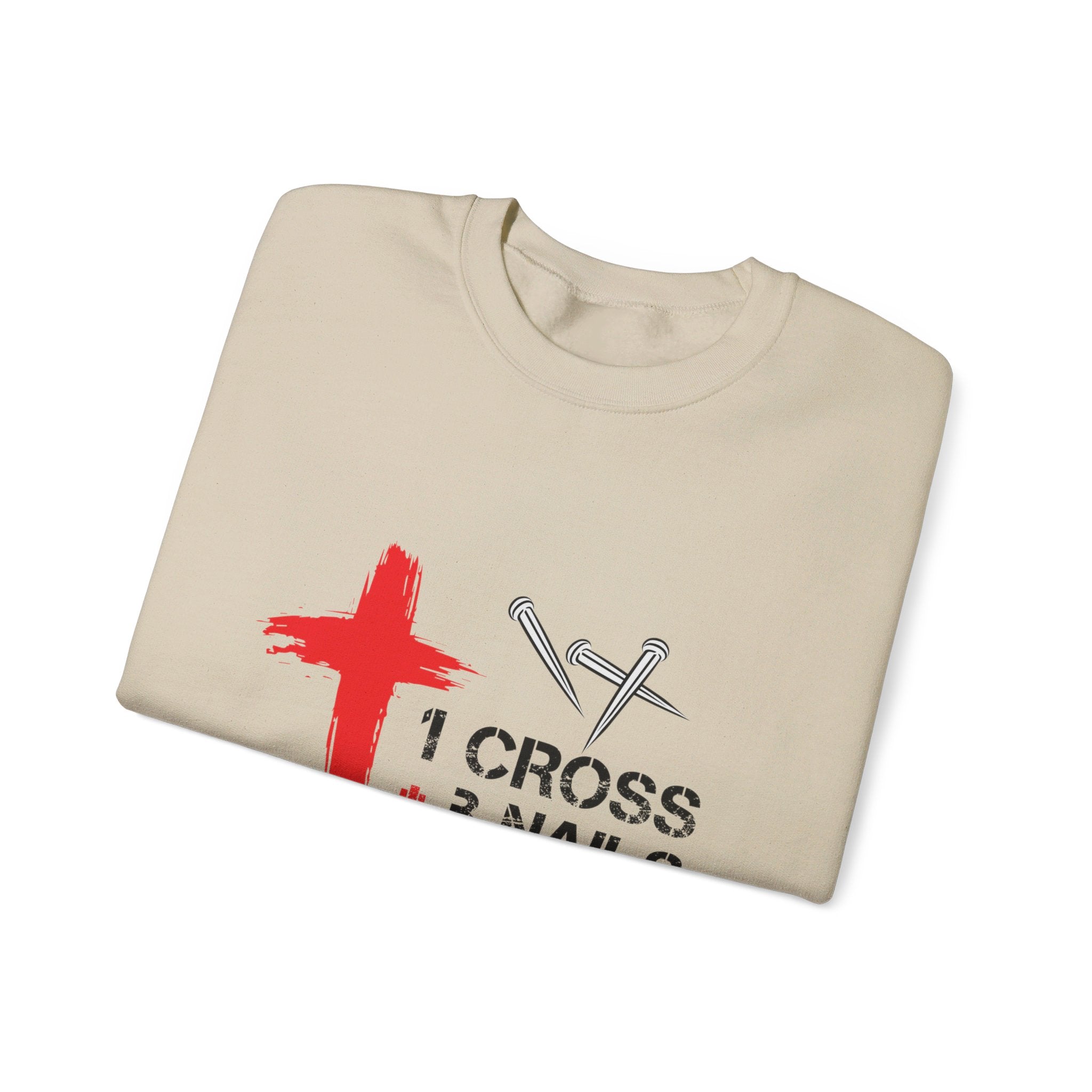 1 Croix 3 Ongles 4 Étant donné Sweat-shirt unisexe 