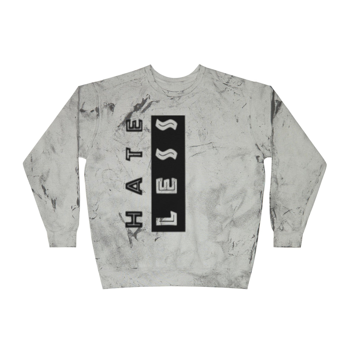 Color Blast Crewneck Sweatshirt - Hate Less Statement Apparel