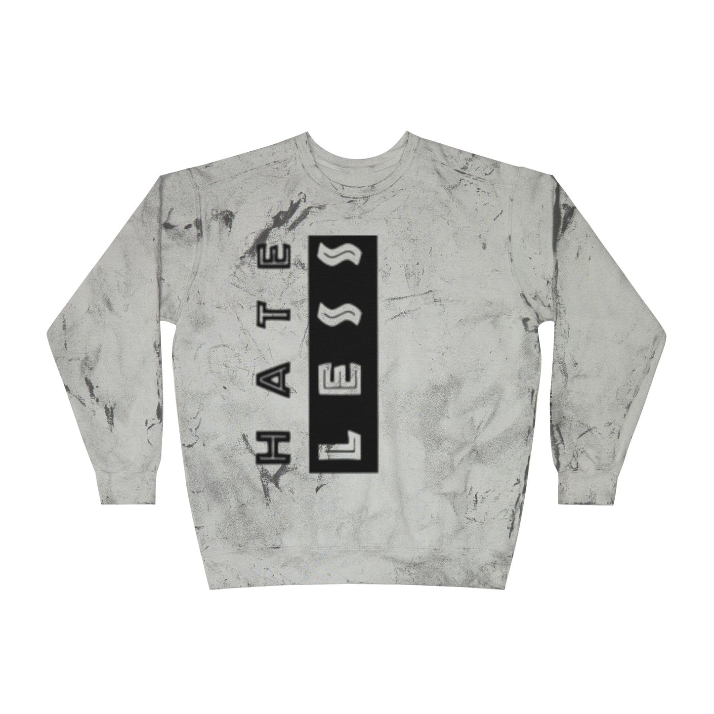 Color Blast Crewneck Sweatshirt - Hate Less Statement Apparel