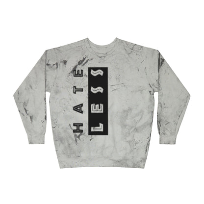 Color Blast Crewneck Sweatshirt - Hate Less Statement Apparel