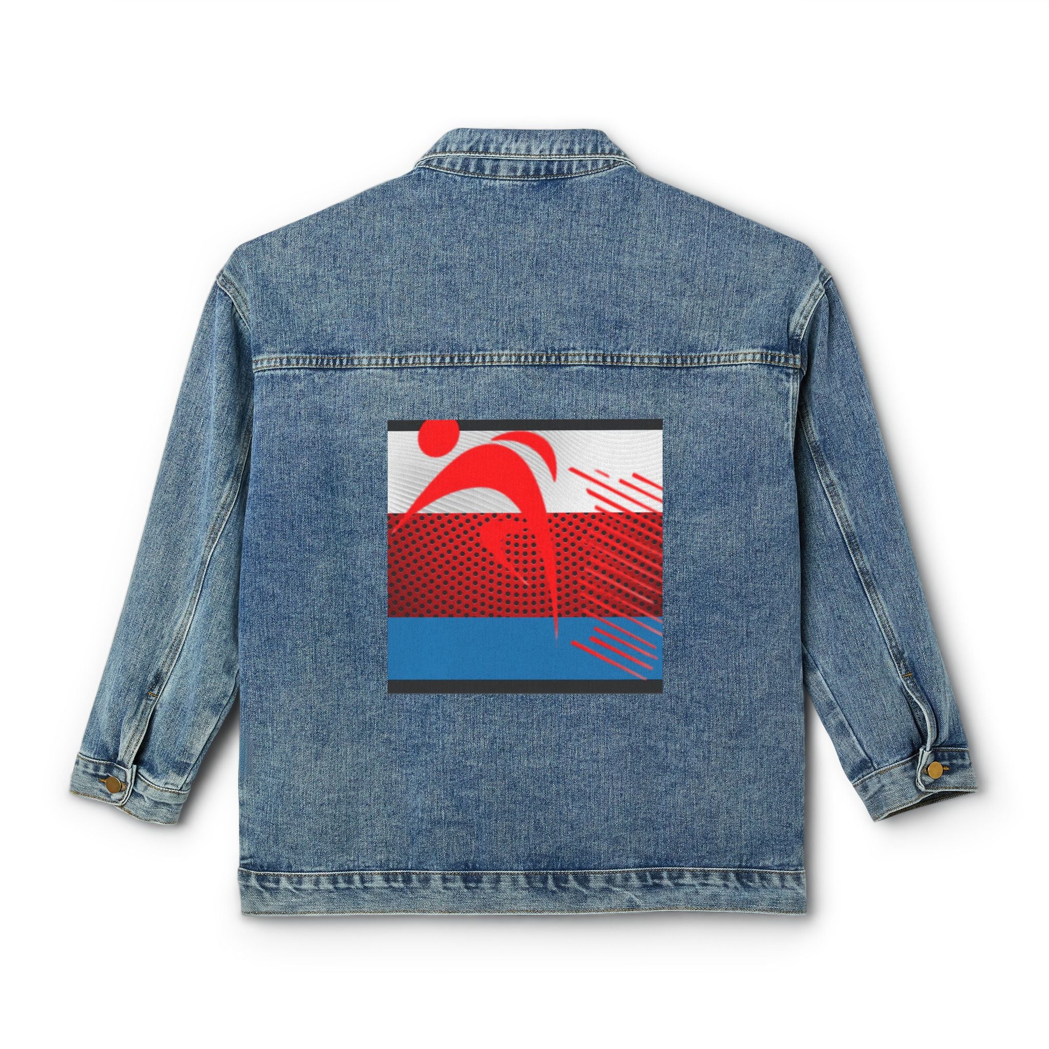 Stylish Women's Denim  Casual Outerwear, Vintage Jean Jacket, Perfect for Festivals, Gifts for Her