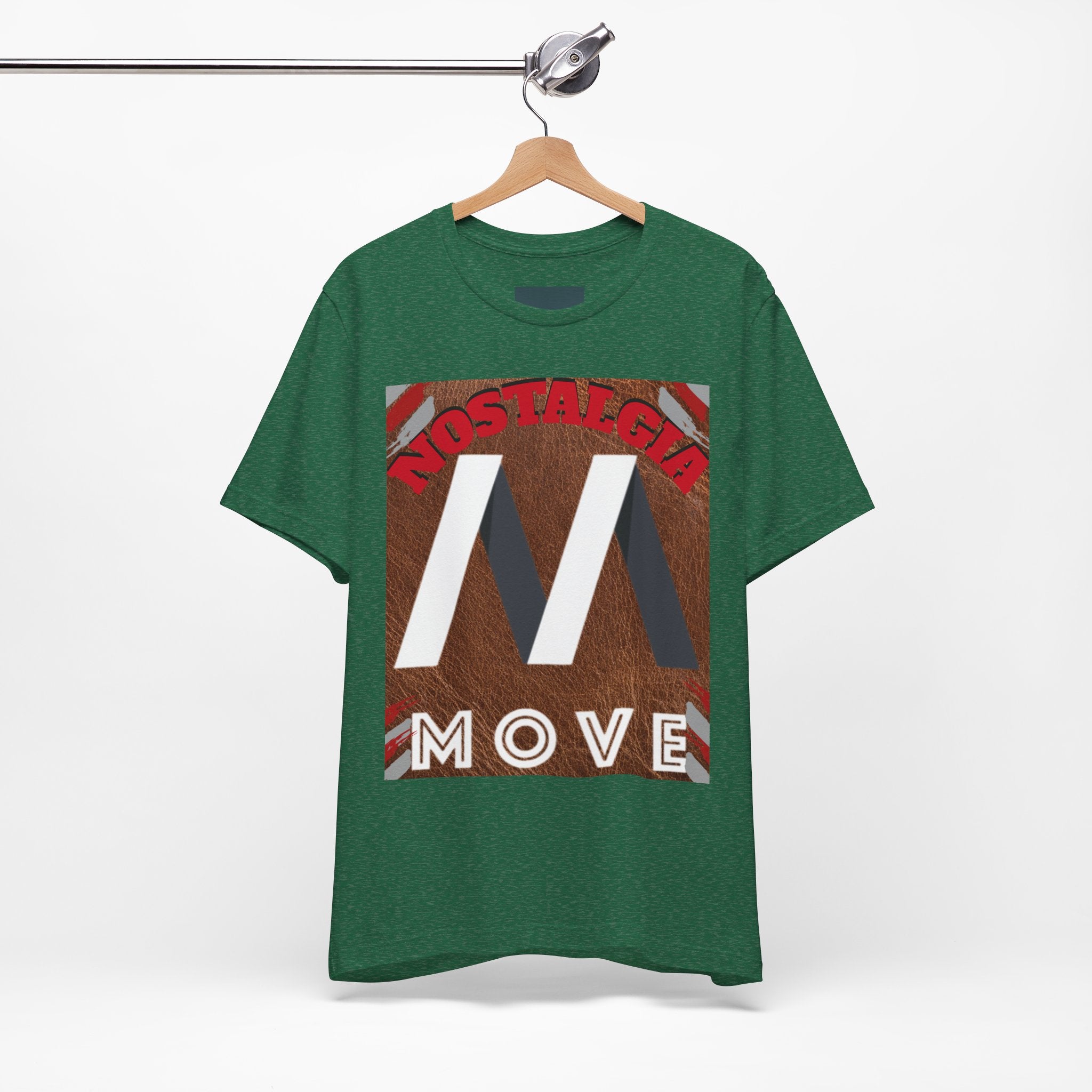 Nostalgic Movement Short Sleeve Tee, Vintage Graphic Tee, Unisex Casual T-Shirt, Gift for Retro Lovers, Summer Fashion