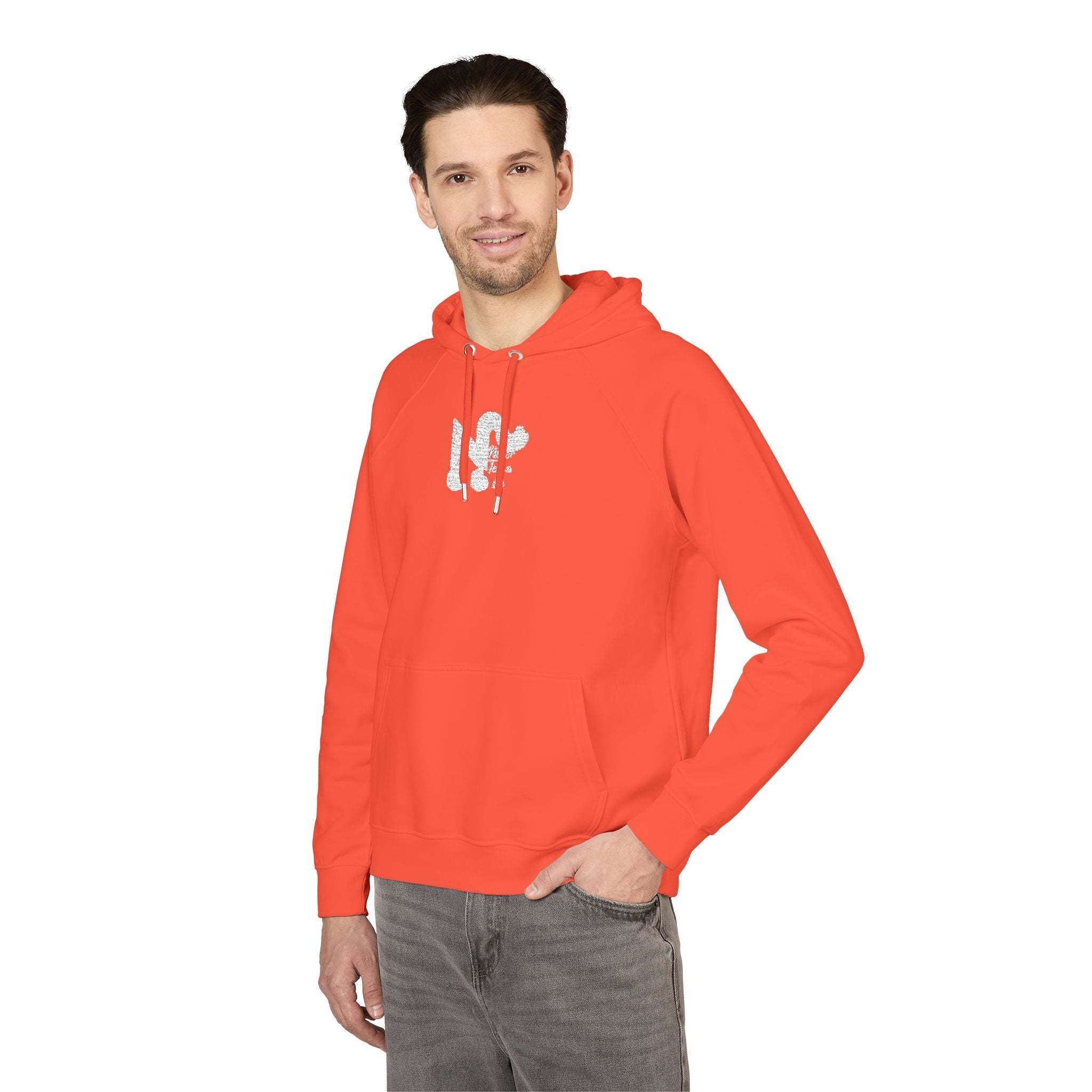 Raglan Hoodie - 'Never tell a lie' Embroidered Design Printify