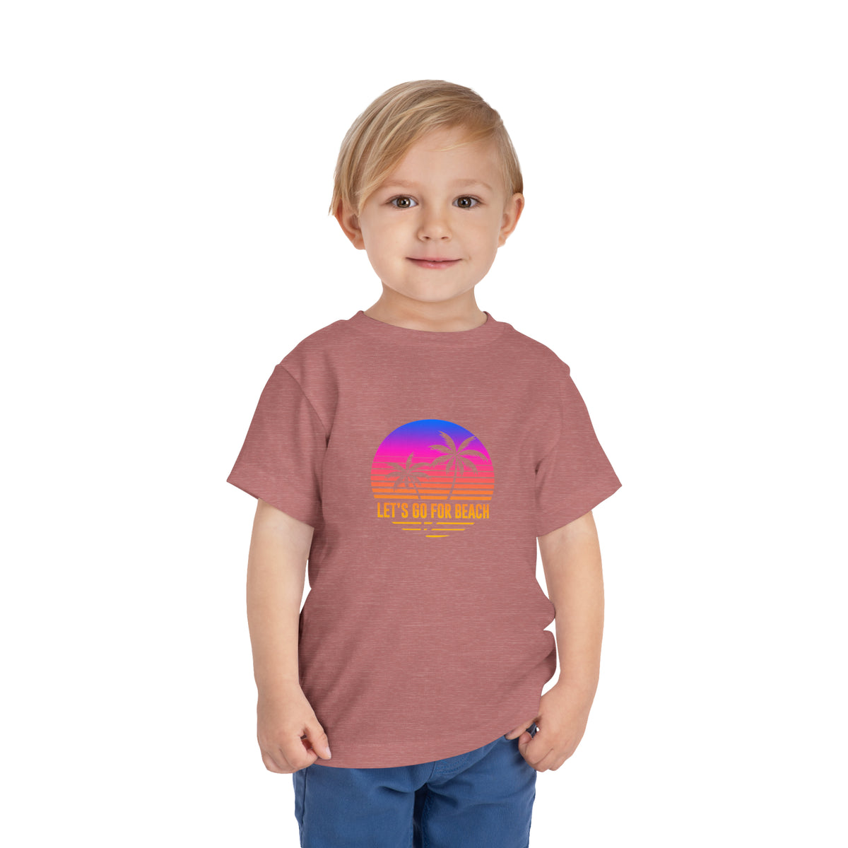 T-shirt Allons-y pour la plage pour tout-petit 