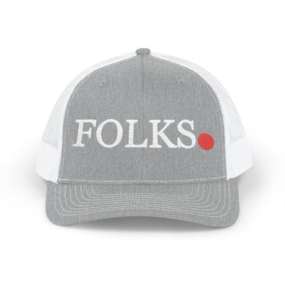 FOLKS Snapback Trucker Cap, Hat, For All Occasions Printify