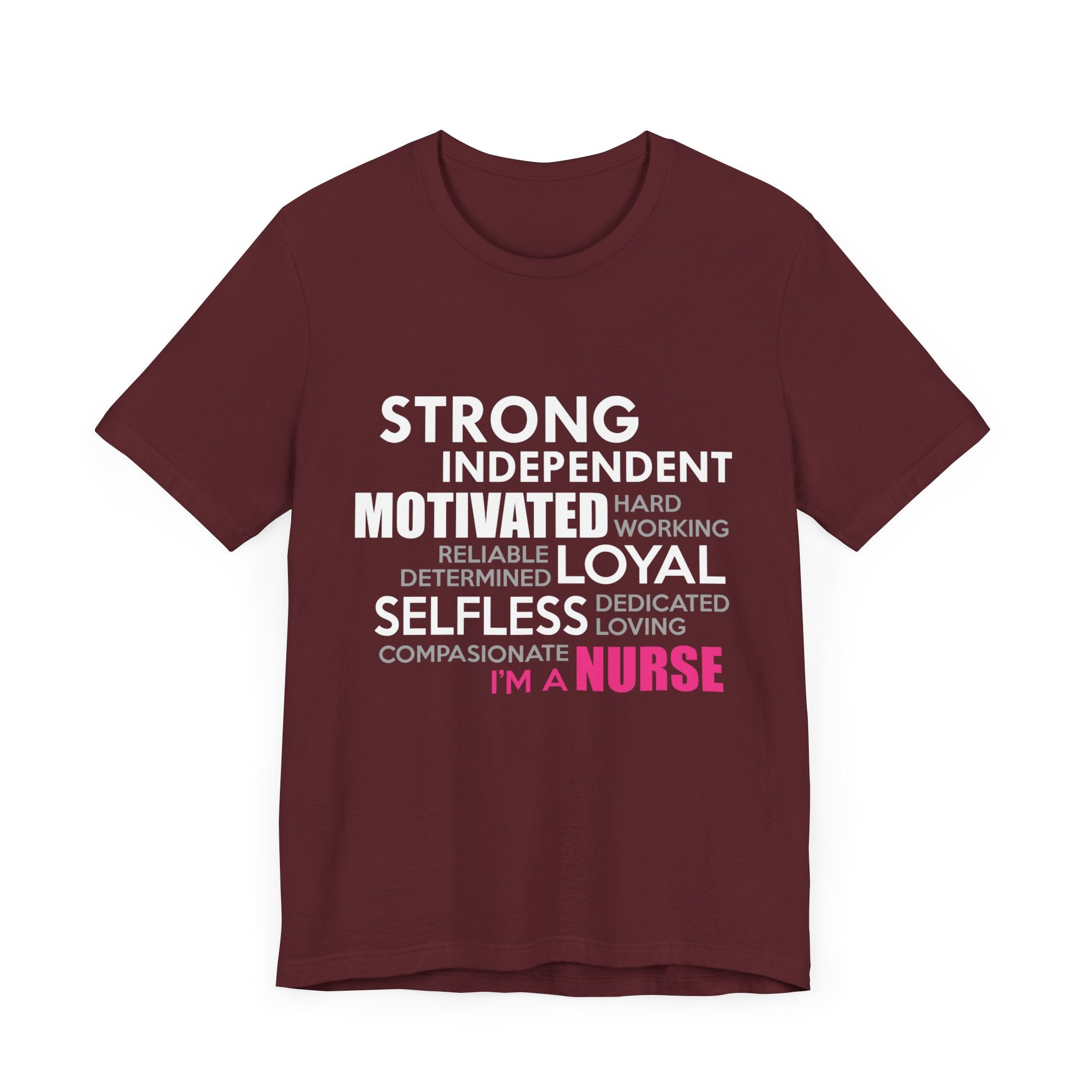 Tee-shirt unisexe fort indépendant, motivé, loyal et désintéressé 