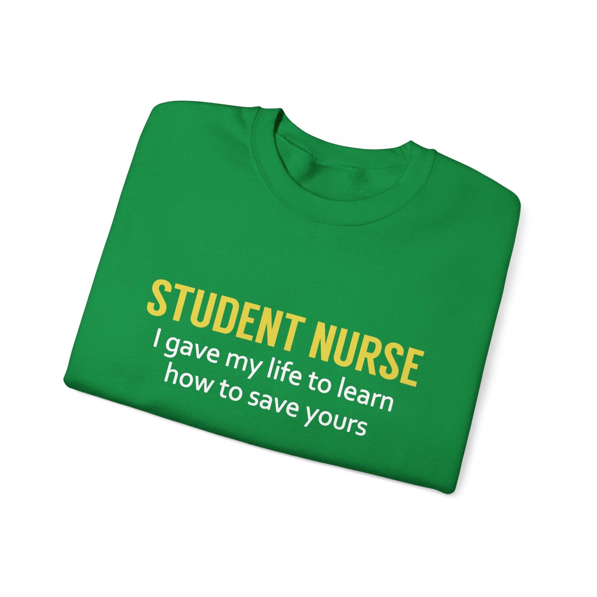 Sweat-shirt unisexe étudiant infirmière 